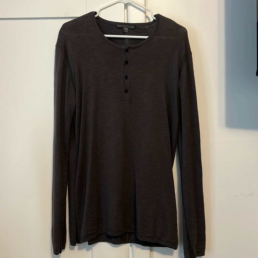 John Varvatos Sweater Size Large Color Gray